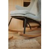 Schommelstoel - rocking chair deluxe - Sand grey 